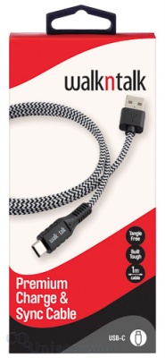 Premium Charge and Sync Cable ( 1m - USB-C - Black )