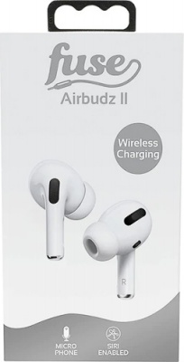 Airbudz II Wireless Stereo Headphones ( White )