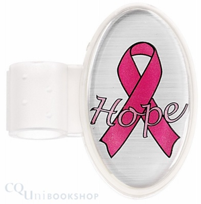 Stethoscope ID Tag ( Dome - Pink Ribbon )