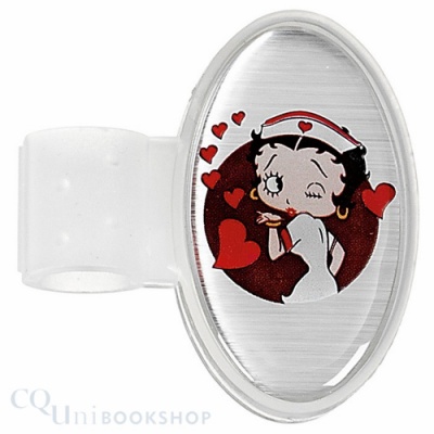 Stethoscope ID Tag ( Dome - Betty Boop Hearts )