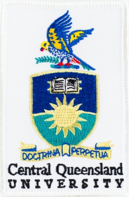 Cloth CQU Badge ( White Square )