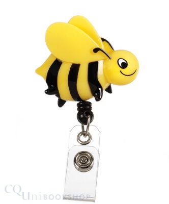 Stethoscope ID Tag ( Deluxe Retractable - Bee )