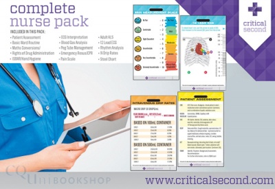Critical Second Clinical Complete Nurse Card Pack + FREE    Clip
