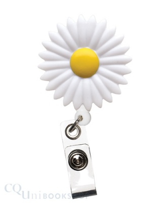 Stethoscope ID Tag ( Deluxe Retractable - Daisy )