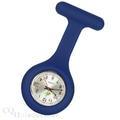 Silicone Fob Watch with Date Function ( Navy )