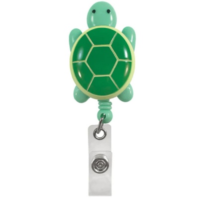 Stethoscope ID Tag ( Deluxe Retractable - Turtle )