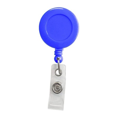 Stethoscope ID Tag ( Retractable - Neon Blue )