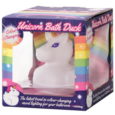 Unicorn Light Up Bath Duck