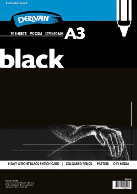 Black Pad 150gsm ( A3 - 30 sheets )