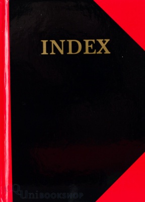 Index Notebook A6 ( 100 Leaf - Black/Red )