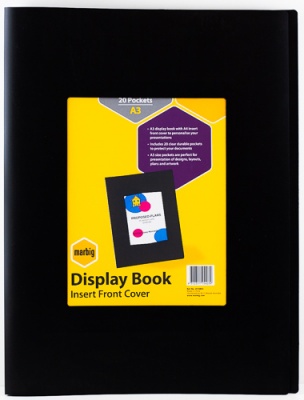 Display Book ( A3 Non Refillable - Black )