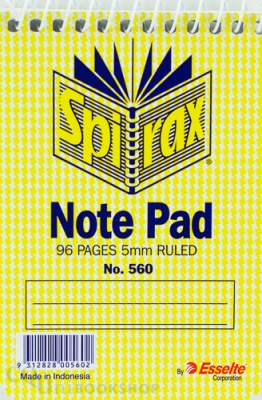 Spirax Notepad ( No. 560 )