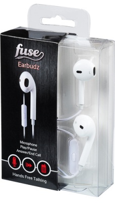 Earbudz ( Earbud Headphones - White )