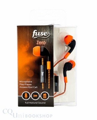 Zero-In-Ear Headphones ( Orange )