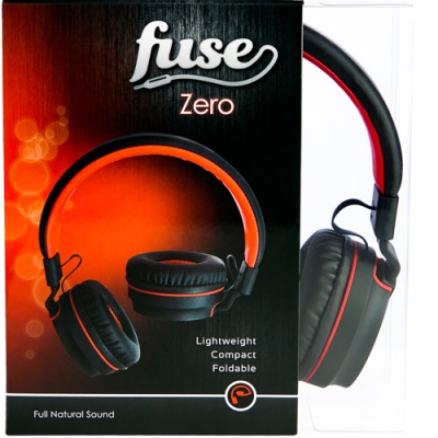 Zero-Over-Ear Headphones ( Black/Red )