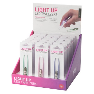 LED Tweezers ( Colours - 3 Assorted )