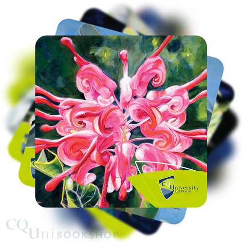 CQUni Floral Art Coasters ( Gift Pack )