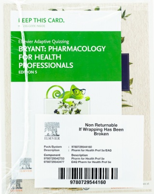 Pharmacology for Health Professionals with Access Card