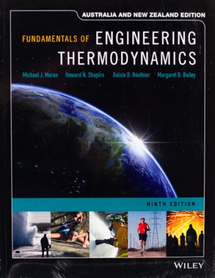 Fundamentals of Engineering Thermodynamics , 9e Australia   and New Zealand Edition with Wiley e-Text Card Set