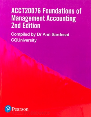ACCT20076 Foundations of Management Accounting