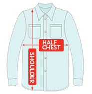 Add 5cm for comfort when measuring. Garment chest sizes are measured ...